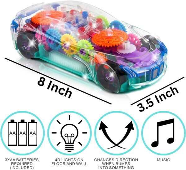 Transparent Car Toy for Kids - Image 5